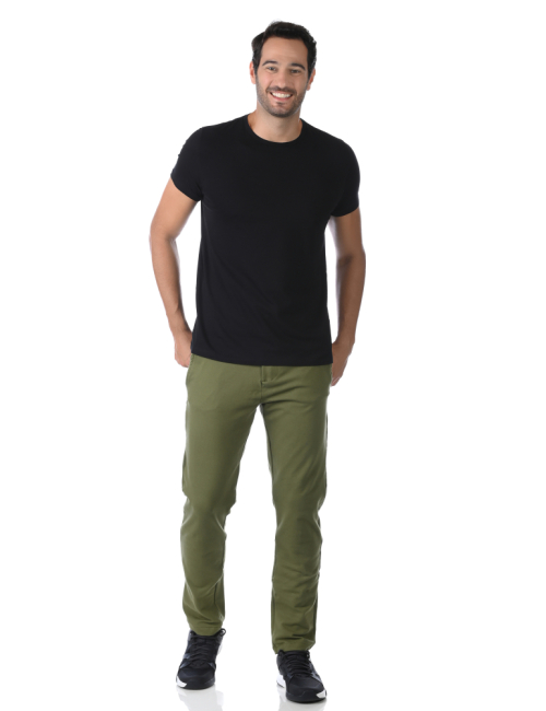 Calça Alfaiataria Moletom Masculina - Verde Cactus