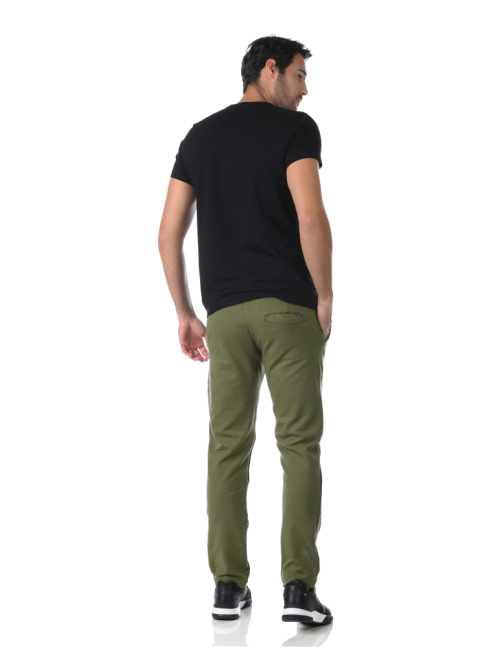 Calça Alfaiataria Moletom Masculina - Verde Cactus