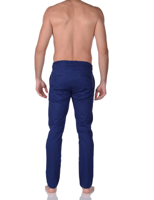 Calça de Sarja Social Sport SmartFit Azul Marinho