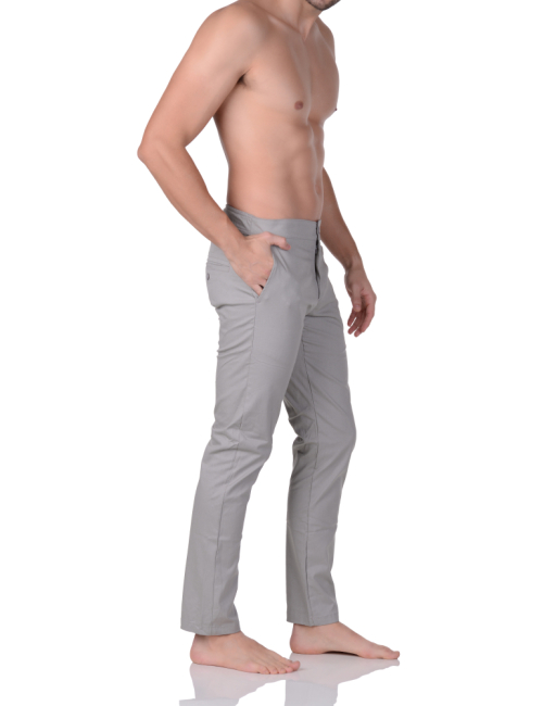 Calça de Sarja Social Sport SmartFit Cinza