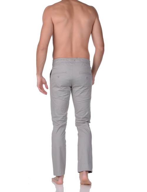 Calça de Sarja Social Sport SmartFit Cinza