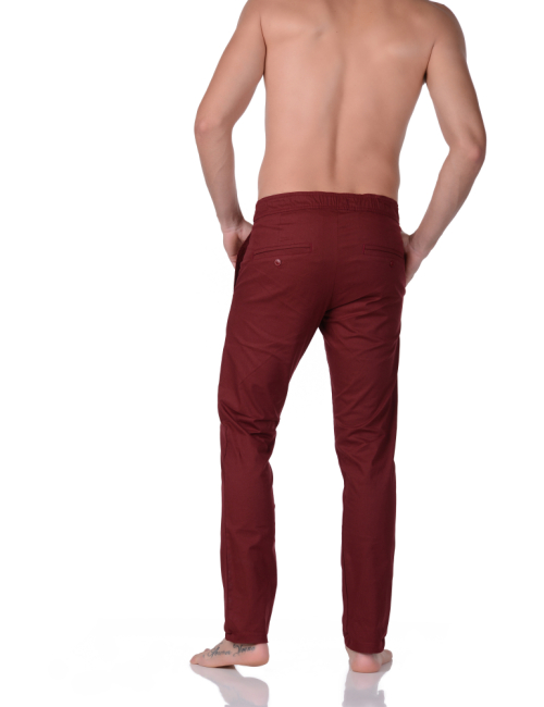 Calça de Sarja Social Sport SmartFit Vinho