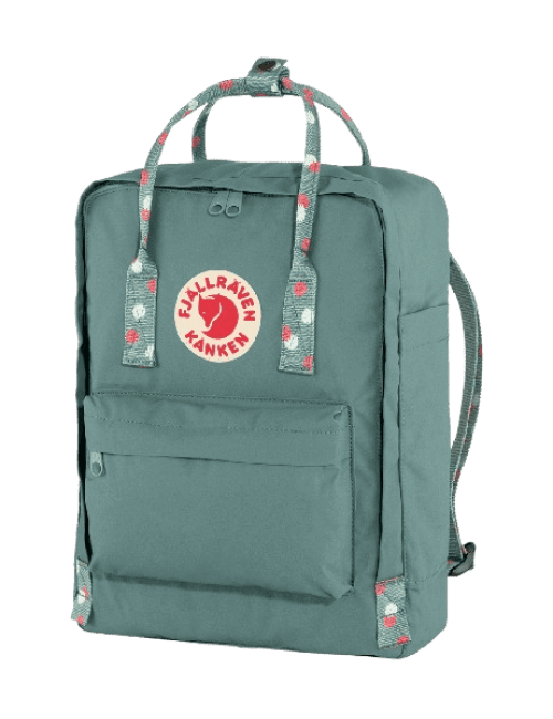 Mochila Fjällräven Kânken Clássica Unissex - Frost Green Confetti Pattern