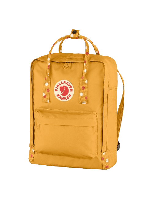 Mochila Fjällräven Kânken Clássica Unissex - Ochre Confetti Pattern