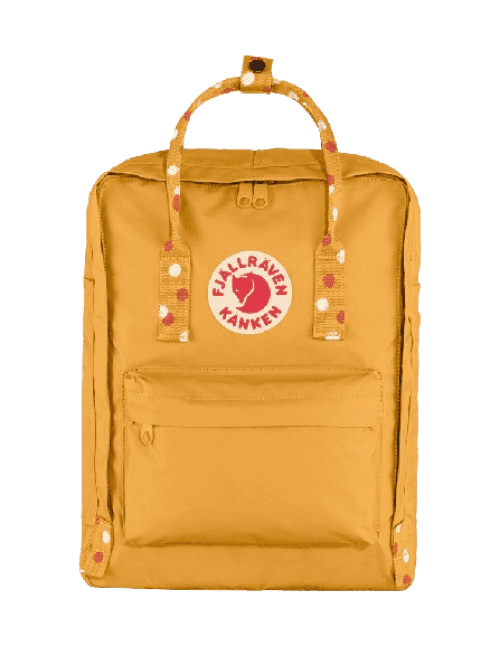 Mochila Fjällräven Kânken Clássica Unissex - Ochre Confetti Pattern