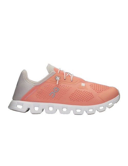 On Running Cloud Coast 5 Feminino Flamingo Pearl