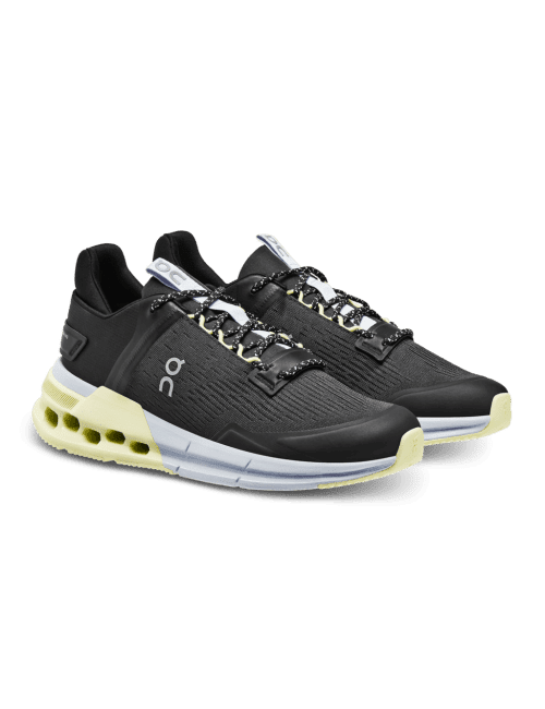 On Running Cloudnova Flux Feminino Black Hay