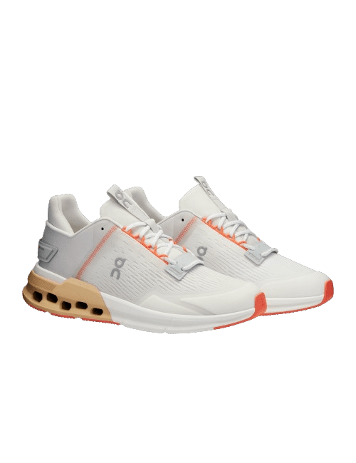 On Running Cloudnova Flux Feminino Undyed-White Savannah