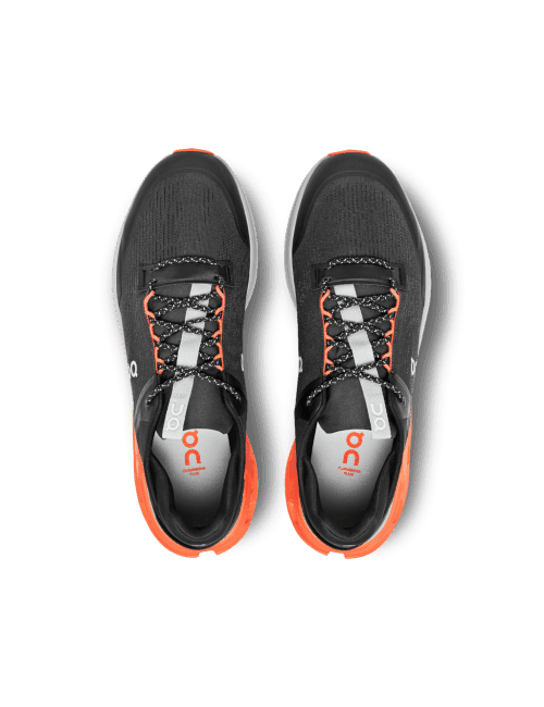 On Running Cloudnova Flux Masculino Black Flame