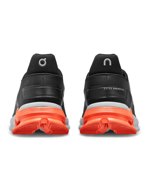 On Running Cloudnova Flux Masculino Black Flame