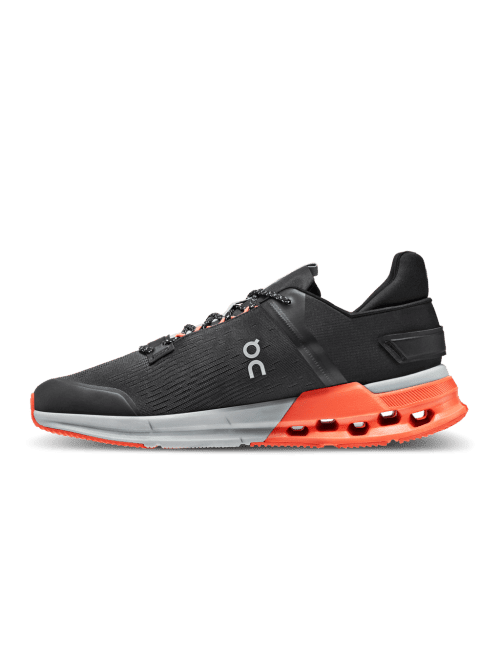 On Running Cloudnova Flux Masculino Black Flame