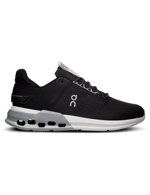 On Running Cloudnova Flux Masculino Black Mineral