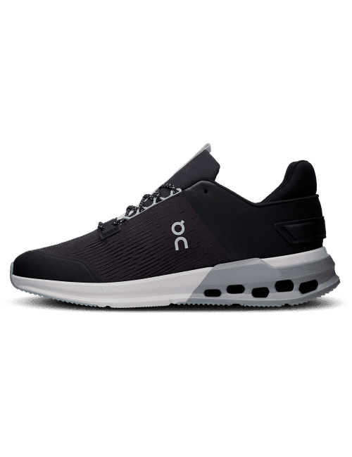 On Running Cloudnova Flux Masculino Black Mineral