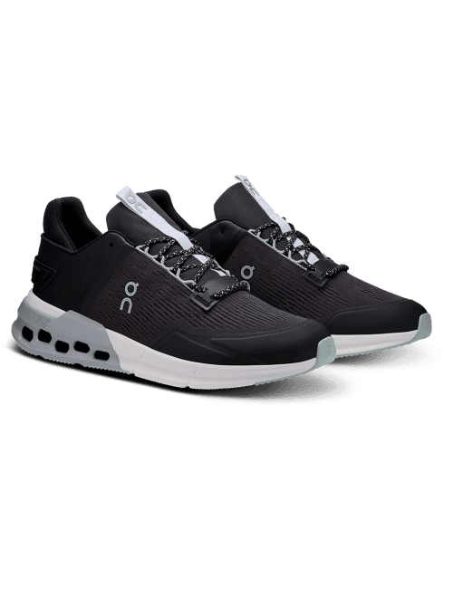 On Running Cloudnova Flux Masculino Black Mineral