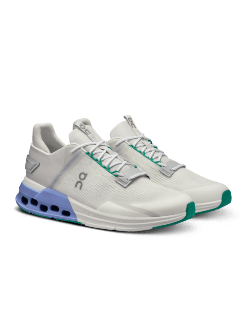 On Running Cloudnova Flux Masculino Undyed White Neptune