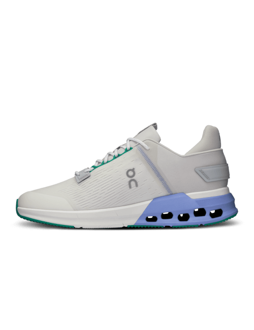 On Running Cloudnova Flux Masculino Undyed White Neptune