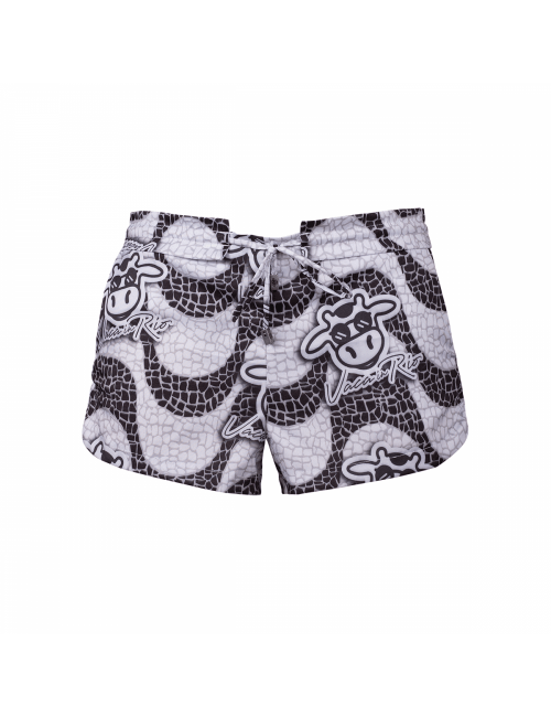 Short Feminino Praia Calçada Copacabana Cós Liso 