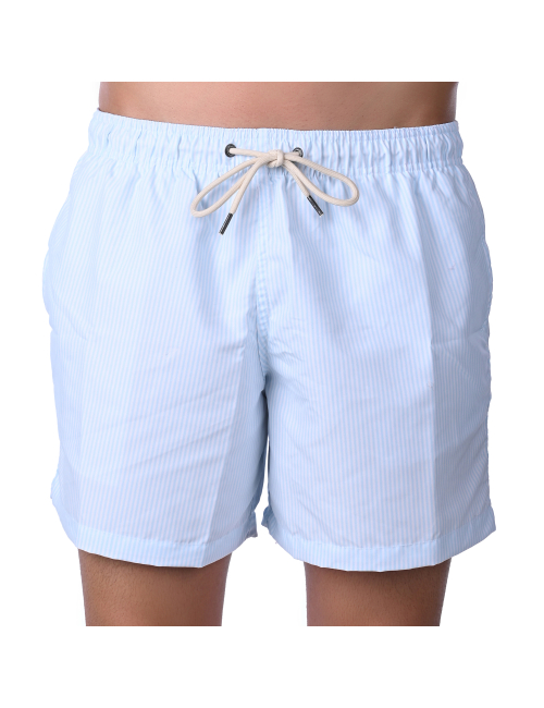 Short Masculino Praia Azul Bebê Listrado Saint Barth