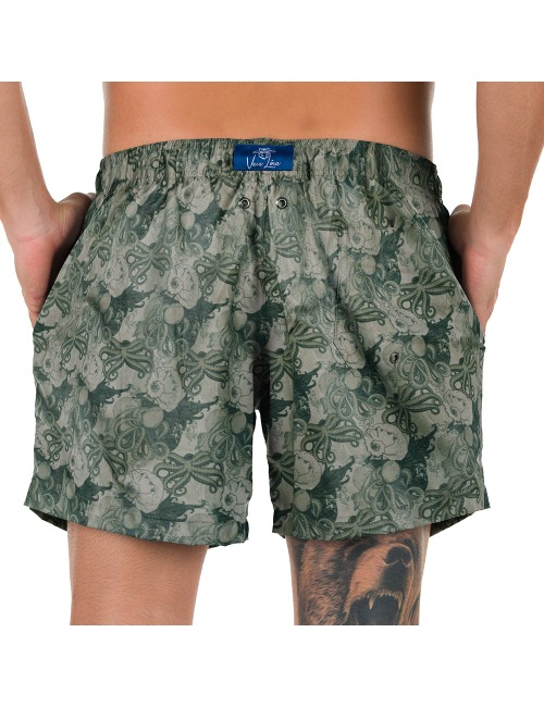 Short Masculino Praia Verde Oceano Polvo