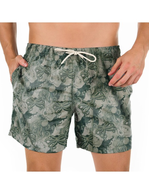 Short Masculino Praia Verde Oceano Polvo