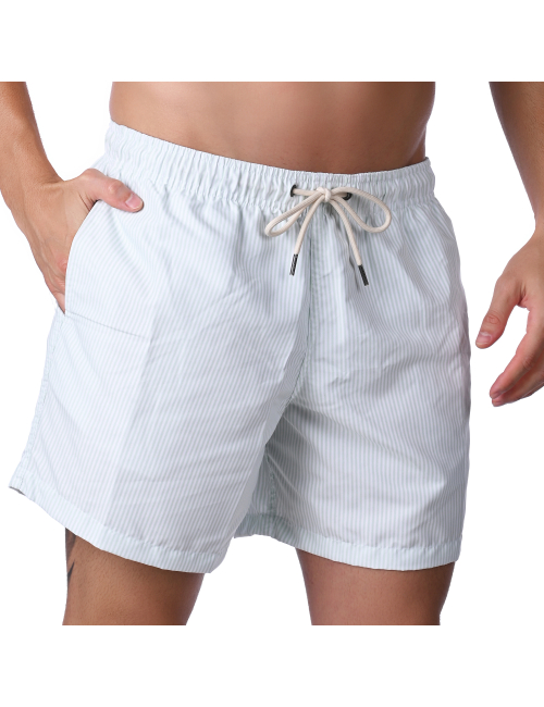 Short Masculino Praia Verde Tifany Listrado Maldivas