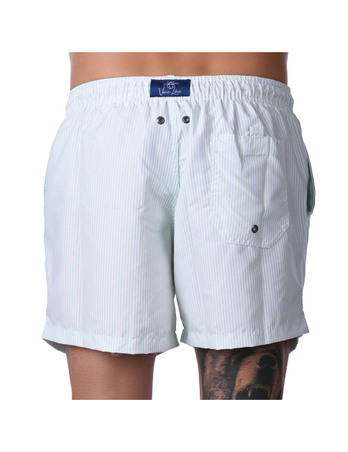 Short Masculino Praia Verde Tifany Listrado Maldivas