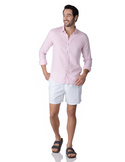 Short Masculino Praia Verde Tifany Listrado Maldivas