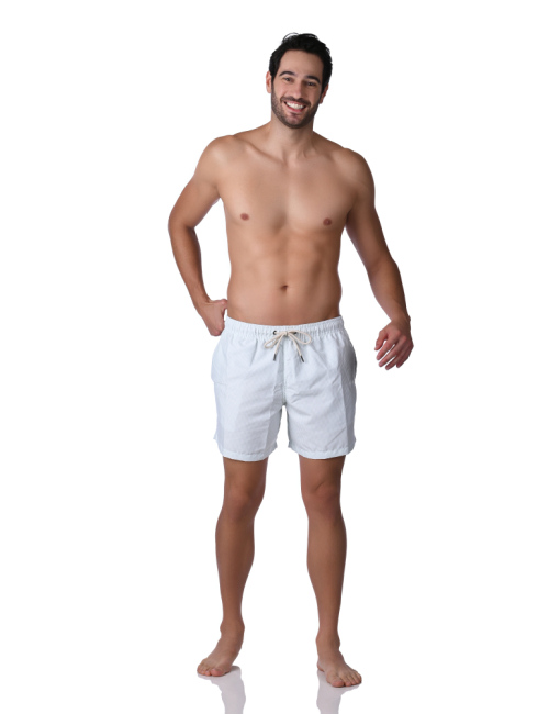 Short Masculino Praia Verde Tifany Listrado Maldivas