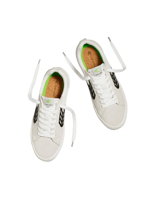 Tênis Cariuma Catiba Pro Low - Off White Black