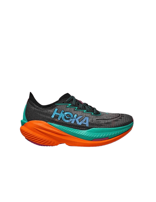 Tênis Hoka Mach X Masculino - Preto Com Laranja