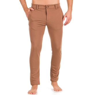 Calça Alfaiataria Moletom Masculina Bege