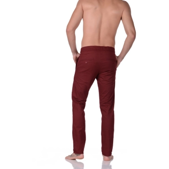 Calça de Sarja Social Sport SmartFit Vinho