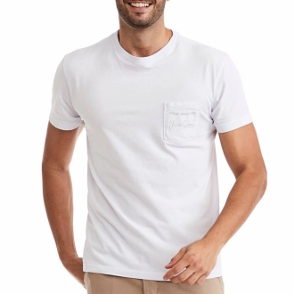 Camiseta Masculina Bolso Branca - Its All About Love