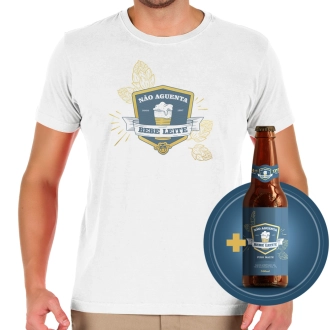 Camiseta Branca + Ipa da Vaca  com nossa receita