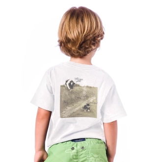 Camiseta Infantil Meme Da Vaca - Branco