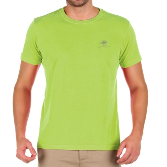 Camiseta Masculina Assinatura Vaca Lôca Verde Limão