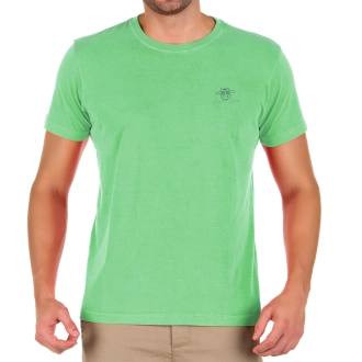 Camiseta Masculina Assinatura Vaca Lôca Verde Neon