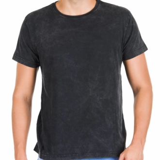 Camiseta Masculina Básica Preto Reativo