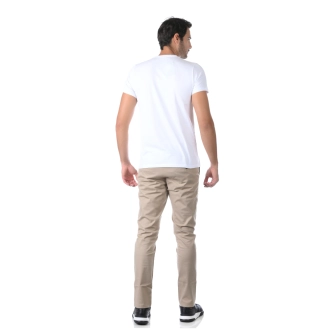 Camiseta Masculina Slim BASICOW - Algodão Egípcio Branca