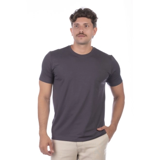 Camiseta Masculina BASICOW - Algodão Egípcio Petenatii Chumbo