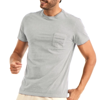 Camiseta Masculina Bolso Cinza - Its All About Love