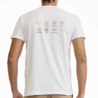 Camiseta Masculina Dia dos Pais - Branca