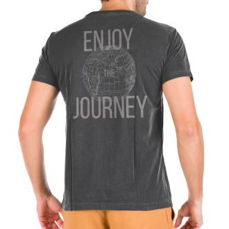 Camiseta Masculina Enjoy The Journey - Preta