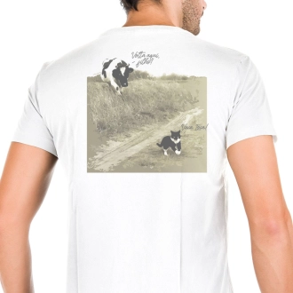 Camiseta Masculina Meme Da Vaca Lôca - Branca