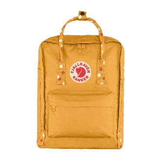 Mochila Fjällräven Kânken Clássica Unissex - Ochre Confetti Pattern