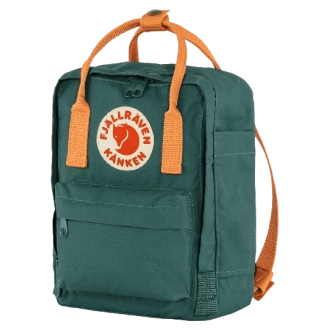 Mochila Fjällräven Kânken Mini - Arctic Green Spicy Orange