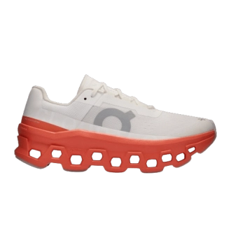 On Running Cloudmonster Feminino White Flame