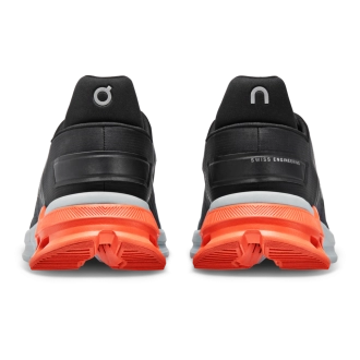 On Running Cloudnova Flux Masculino Black Flame