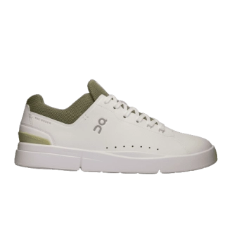 On Running The Roger Advantage Masculino White Olive