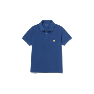 Polo Infantil Zapalla Malha Piquet Boys - Azul Índigo